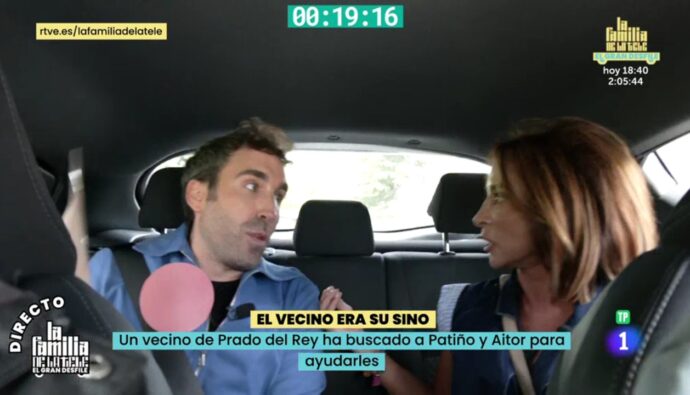 María Patiño y Aitor Albizua lo consiguen y ya se dirigen en coche a Prado del Rey