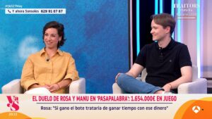 Rosa Rodríguez y Manu Pascual en 'Y ahora Sonsoles'.