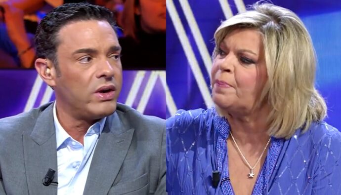 Antonio Rossi y Terelu Campos en 'De Viernes'. .