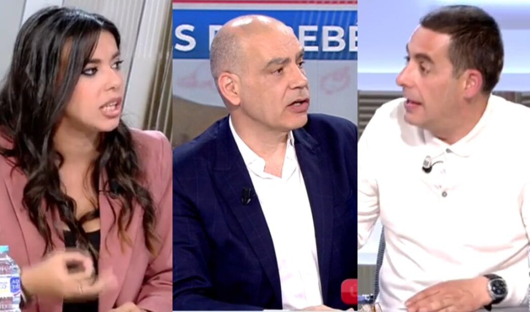 Sarah Santaolalla, Nacho Abad y Antonio Naranjo.