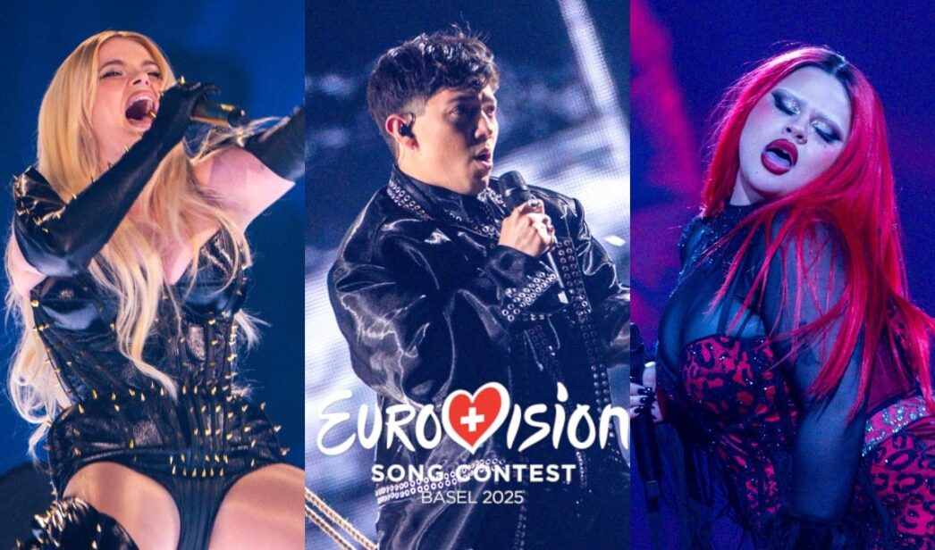 Erika Vidman, JJ y Miriana Conte, representantes de Finlandia, Austria y Malta en Eurovisión 2025.