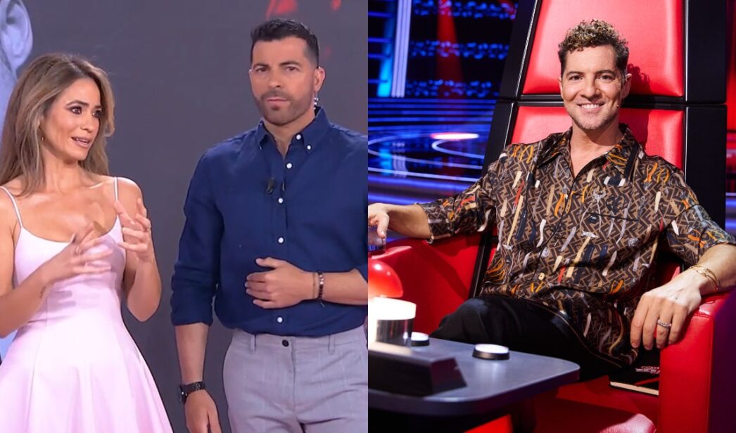 María Verdoy y Antonio Santana en 'Socialité' y David Bisbal en 'La Voz Kids'.