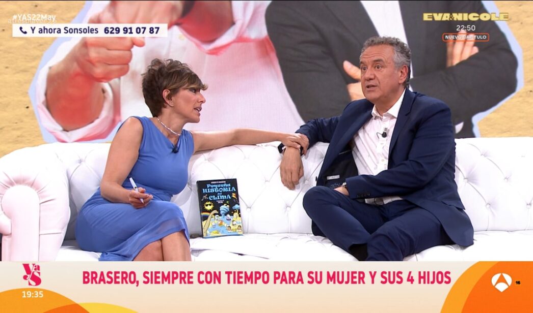 Sonsoles Ónega y Roberto Brasero en 'Y ahora Sonsoles'.