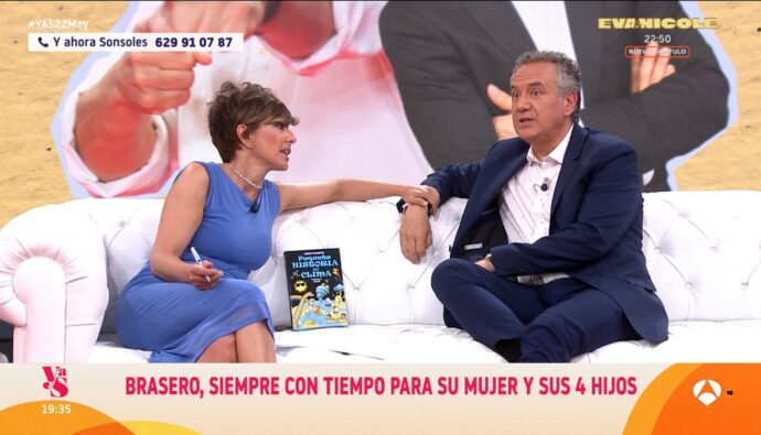 Sonsoles Ónega y Roberto Brasero en 'Y ahora Sonsoles'.