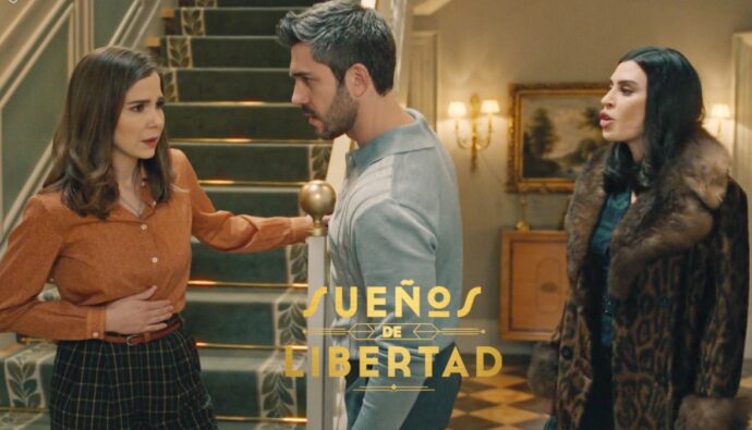 Begoña, Andrés y María en 'Sueños de libertad'.