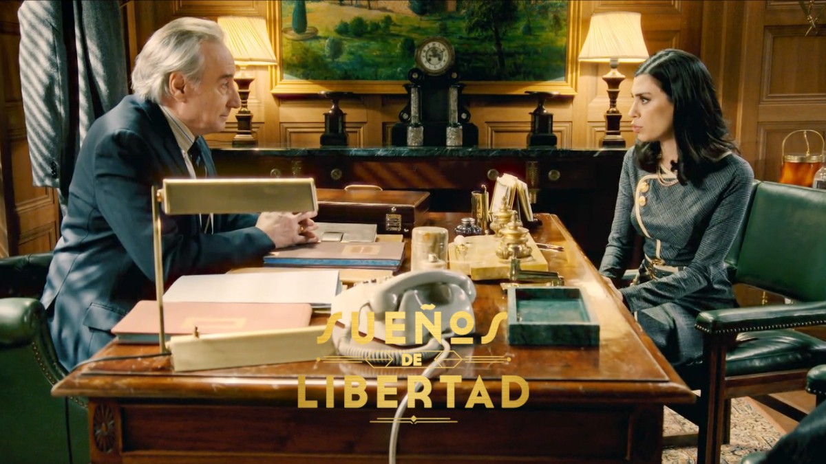 Don Pedro y María en 'Sueños de libertad'.
