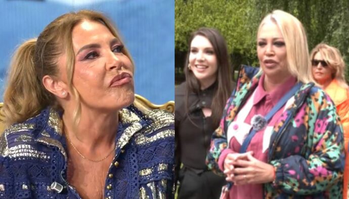 Cristina Tárrega y 'La familia de la tele'.