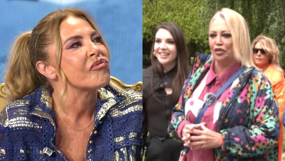 Cristina Tárrega y 'La familia de la tele'.