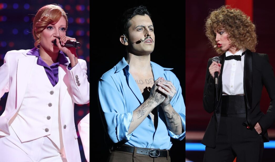 Ana Guerra, Mikel Herzog y Melani en 'Tu cara me suena'.