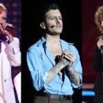 Ana Guerra, Mikel Herzog y Melani en 'Tu cara me suena'.