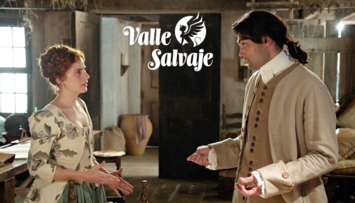 Adriana y Rafael en 'Valle Salvaje'.
