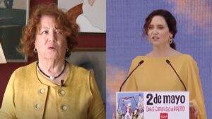 Rosa Villacastín e Isabel Díaz Ayuso.