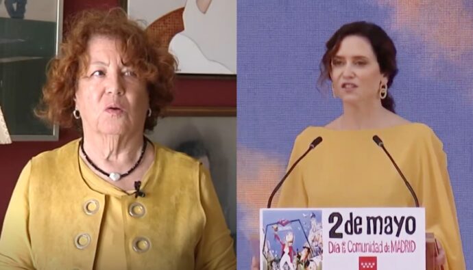 Rosa Villacastín e Isabel Díaz Ayuso.