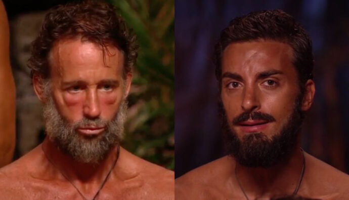 Álvaro Muñoz Escassi y Borja González en 'Supervivientes'