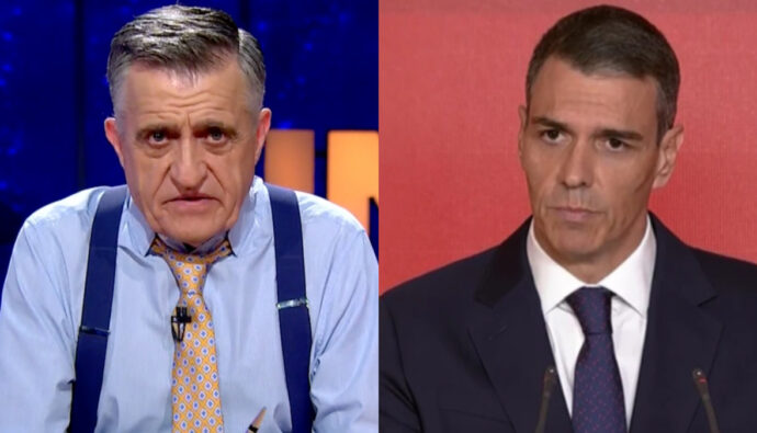 El Gran Wyoming y Pedro Sánchez