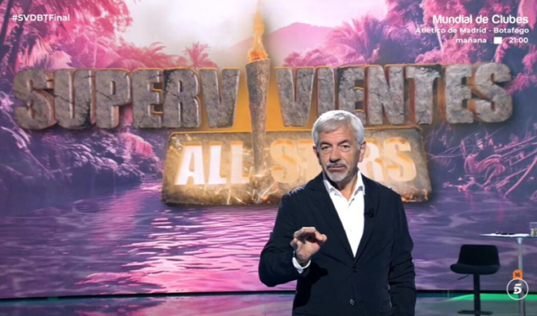 Carlos Sobera promocionando 'Supervivientes All Stars'
