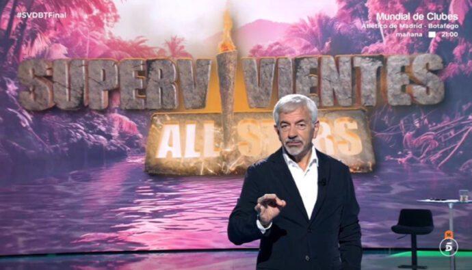 Carlos Sobera promocionando 'Supervivientes All Stars'