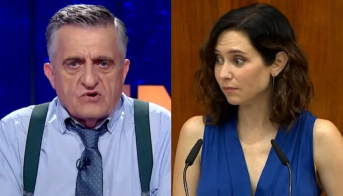 El Gran Wyoming e Isabel Díaz Ayuso