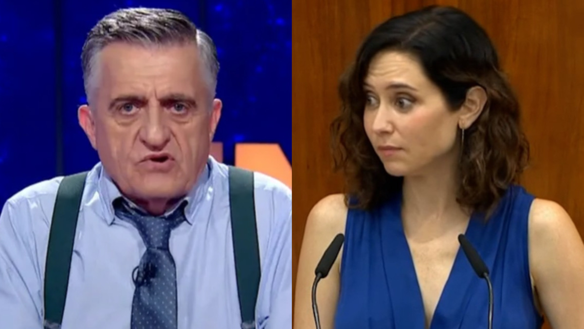 El Gran Wyoming e Isabel Díaz Ayuso