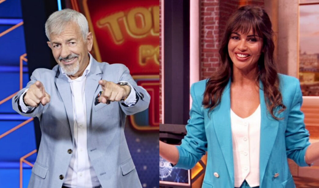 Carlos Sobera y Lara Álvarez