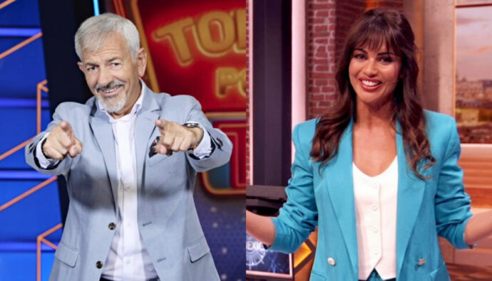 Carlos Sobera y Lara Álvarez