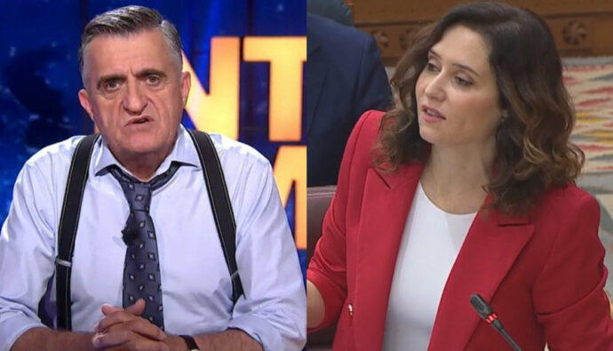 El Gran Wyoming e Isabel Díaz Ayuso