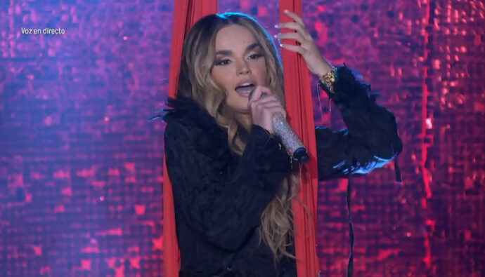 Melody actuando en 'El Hormiguero'
