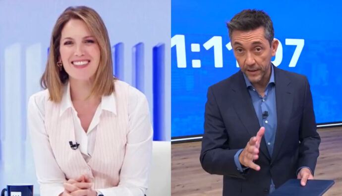 Silvia Intxaurrondo y Javier Ruiz
