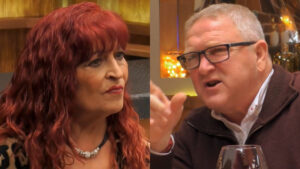 Isabel y Pere en 'First Dates'