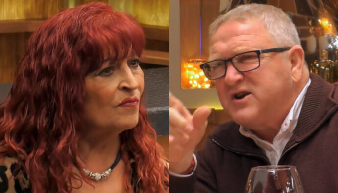 Isabel y Pere en 'First Dates'