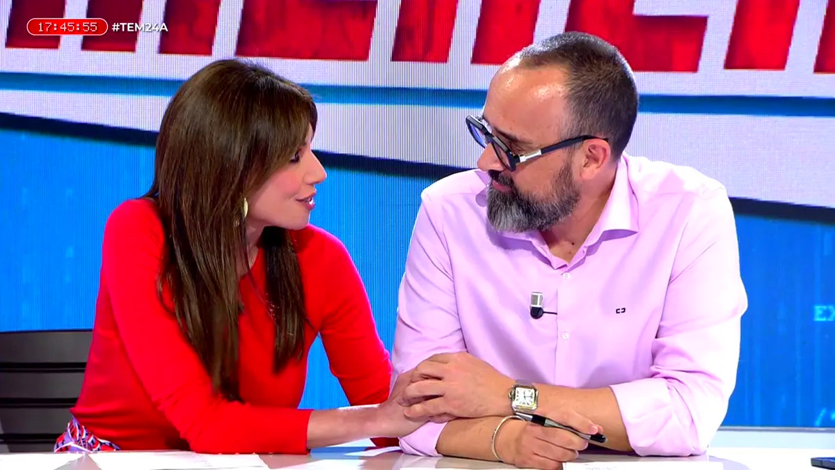 Risto Mejide y Marta Flich en su adiós a 'Todo es mentira'