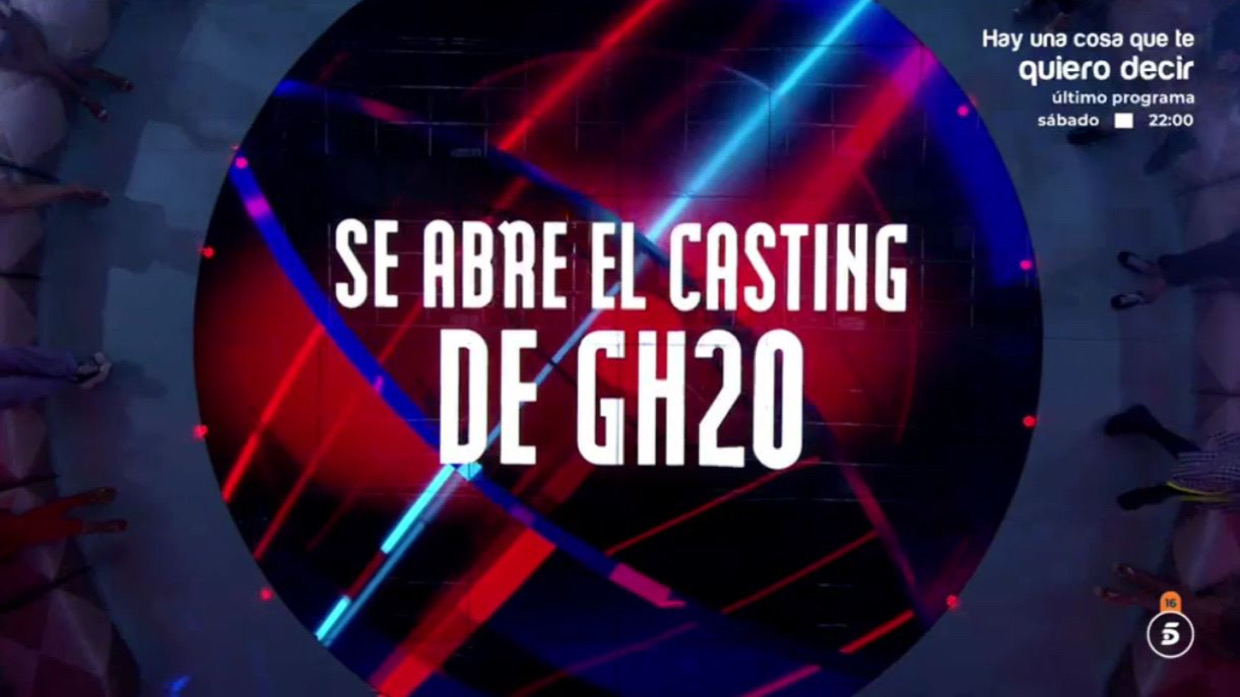 Anuncio del regreso de 'Gran Hermano 20' en Telecinco