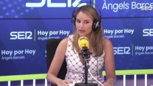 Alba Carrillo en la Cadena SER.