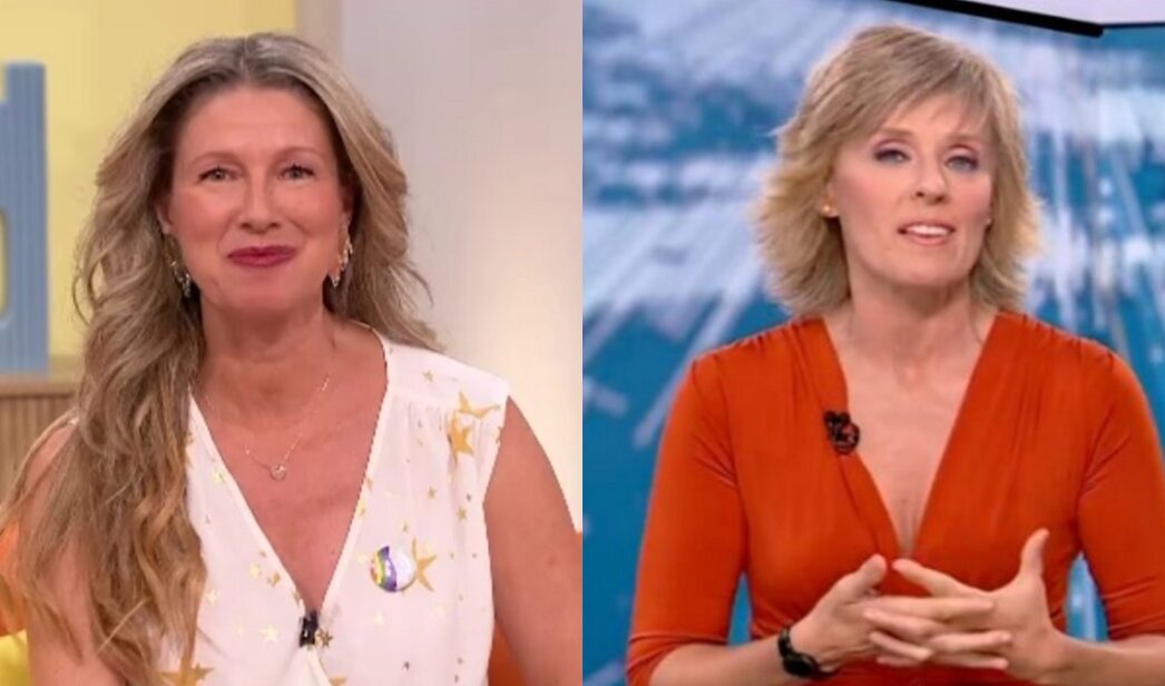 Anne Igartiburu y Marta Carazo.
