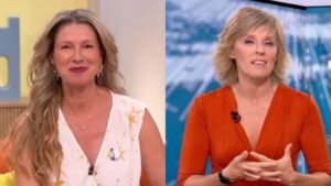 Anne Igartiburu y Marta Carazo.