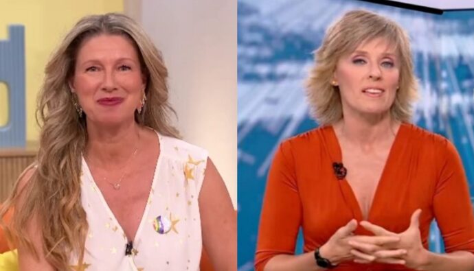 Anne Igartiburu y Marta Carazo.