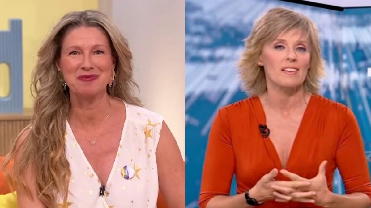 Anne Igartiburu y Marta Carazo.