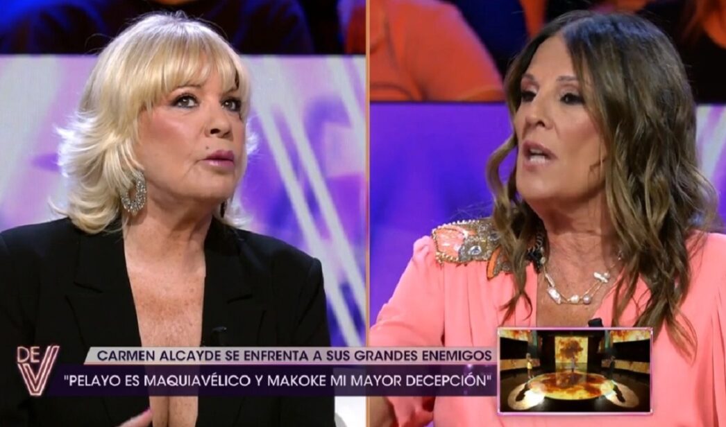 Bárbara Rey y Ángela Portero en 'De viernes'.