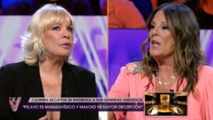 Bárbara Rey y Ángela Portero en 'De viernes'.