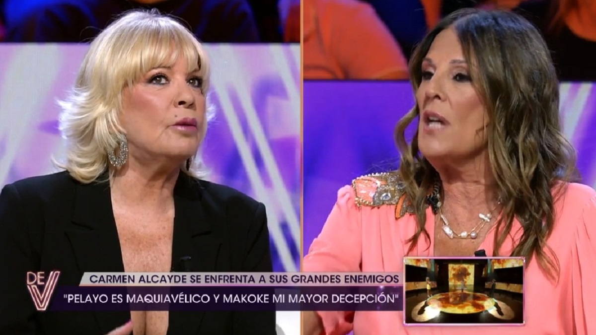 Bárbara Rey y Ángela Portero en 'De viernes'.