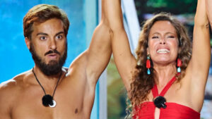 Laura Madrueño con Borja González, ganador de 'Supervivientes 2025'