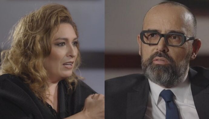 Estrella Morente y Risto Mejide en 'Viajando con Chester'.