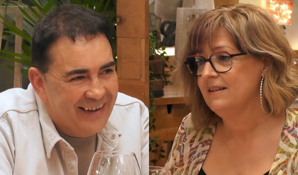 Carlos y Angy en 'First Dates'.