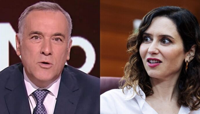 Xabier Fortes e Isabel Díaz Ayuso.