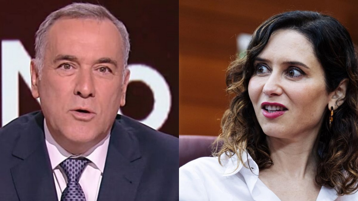 Xabier Fortes e Isabel Díaz Ayuso.