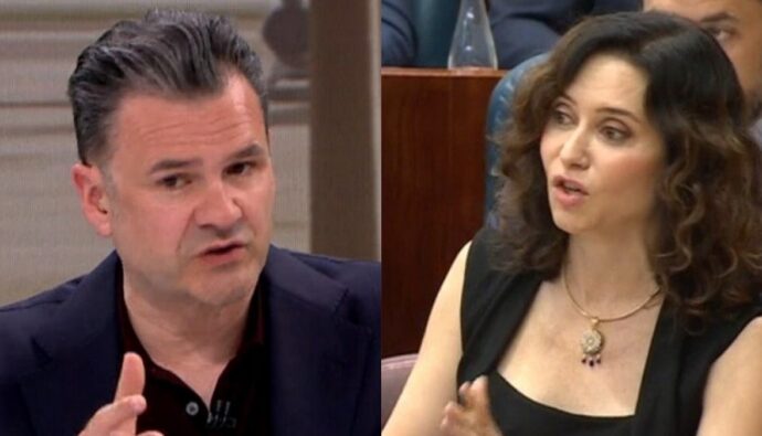 Iñaki López e Isabel Díaz Ayuso.