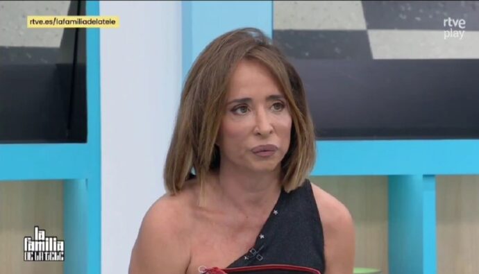 María Patiño en 'La familia de la tele'.