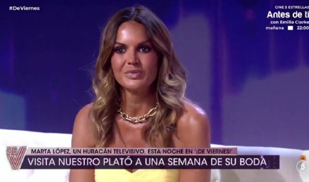 Marta López en 'De viernes'.