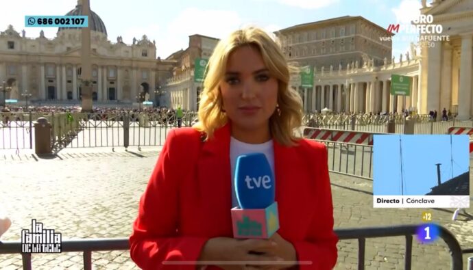 Marta Riesco en 'La familia de la tele'.