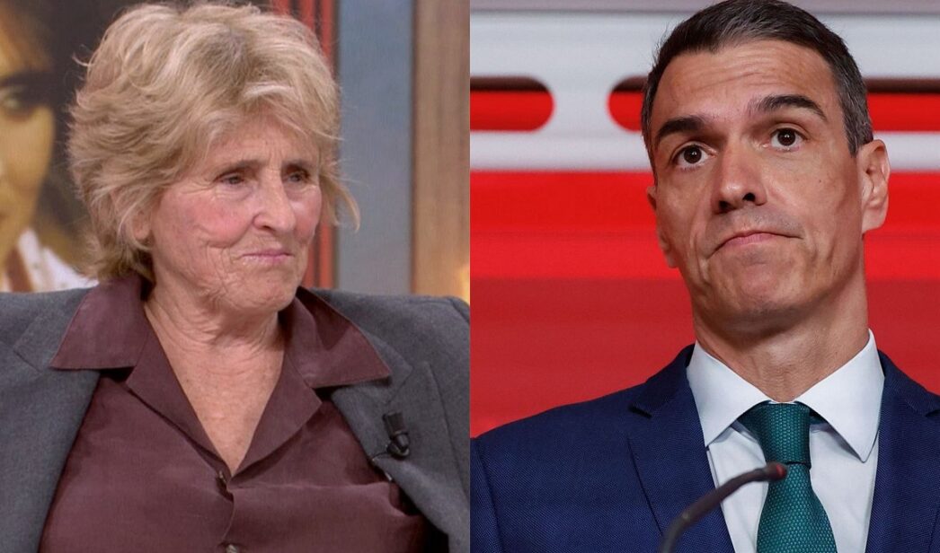 Mercedes Milá y Pedro Sánchez.